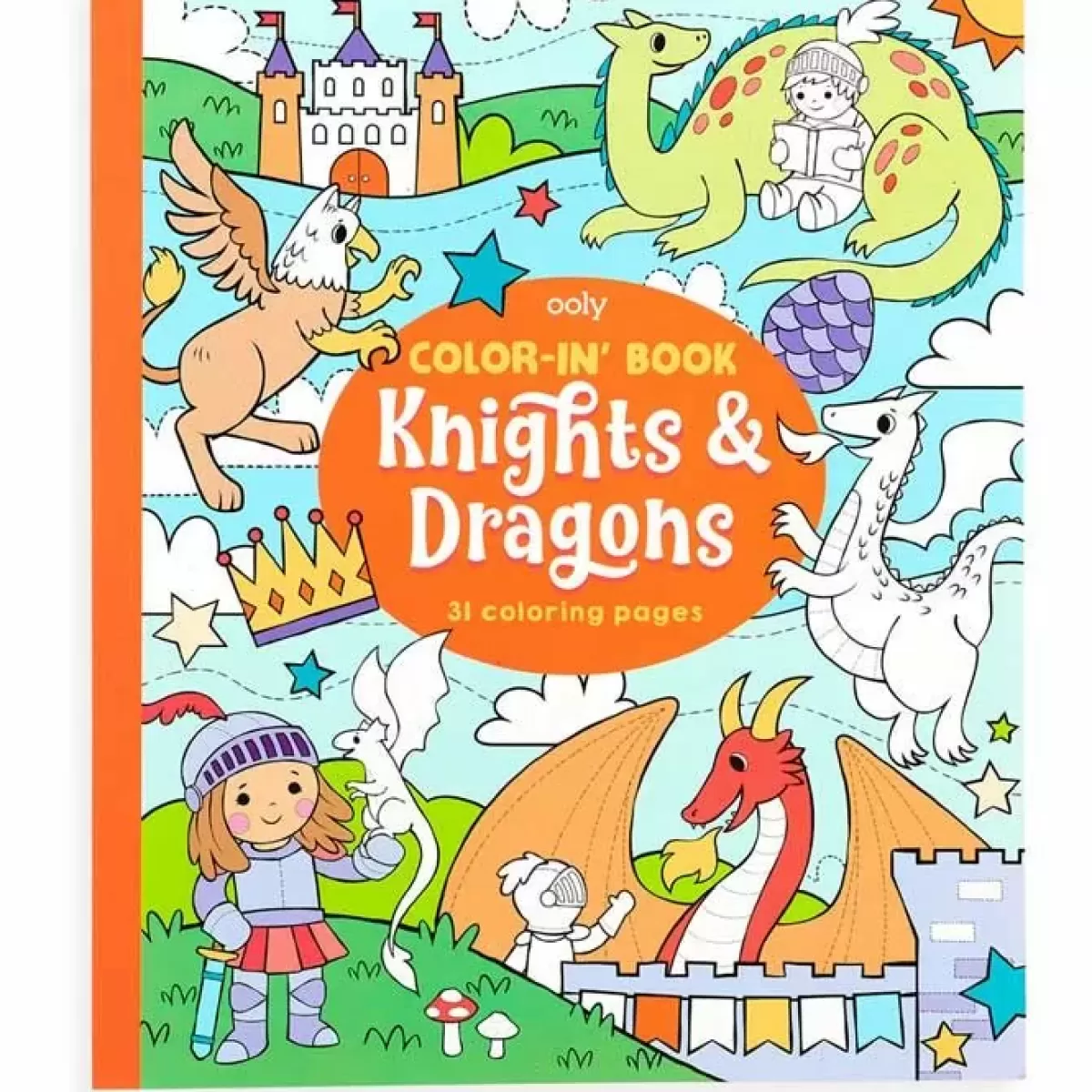 Tekenen En Knutselen-Ooly Kleurboek Knights & Dragons