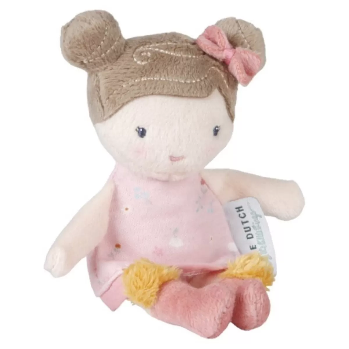 Knuffels-Little Dutch Knuffelpop Rosa (10Cm)