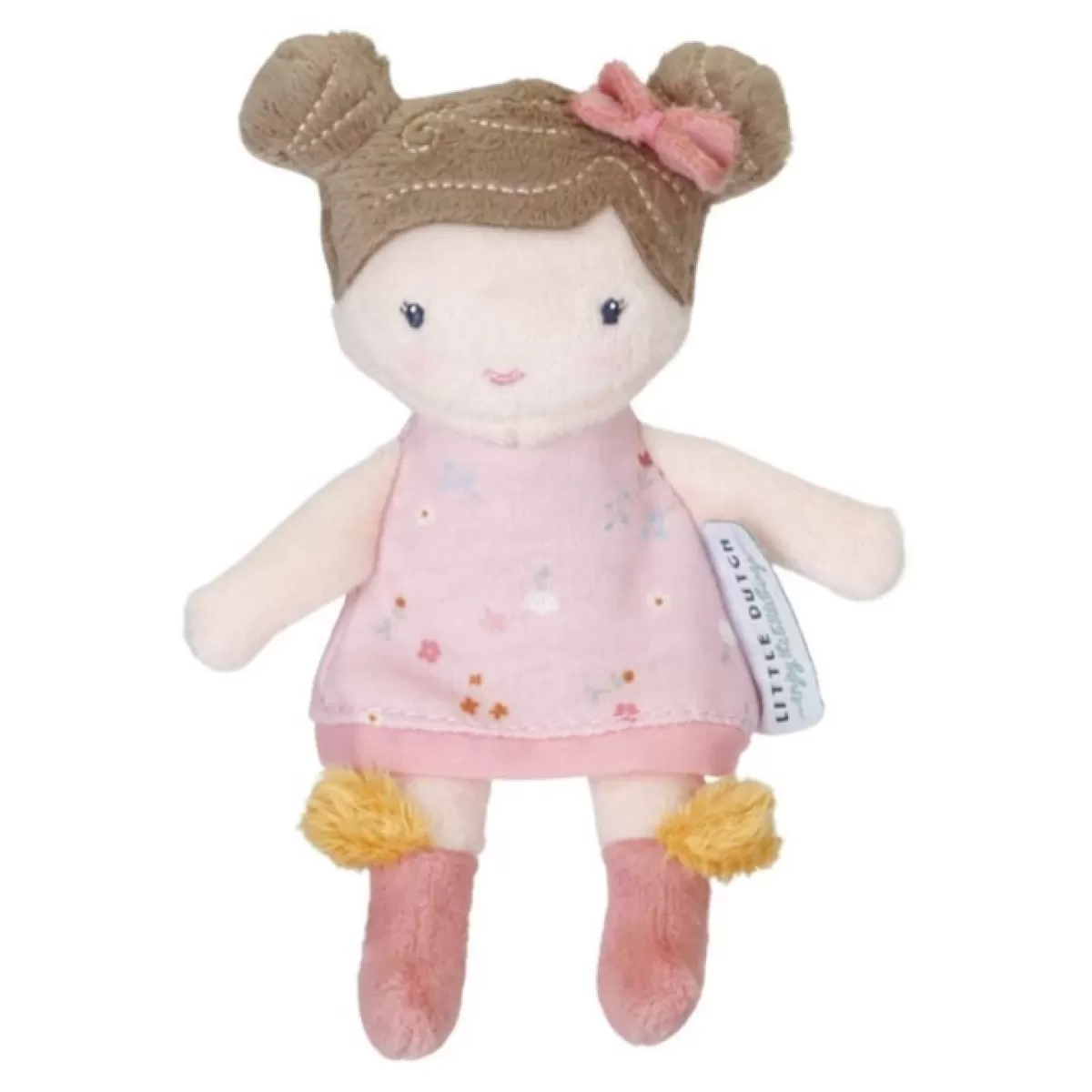 Knuffels-Little Dutch Knuffelpop Rosa (10Cm)