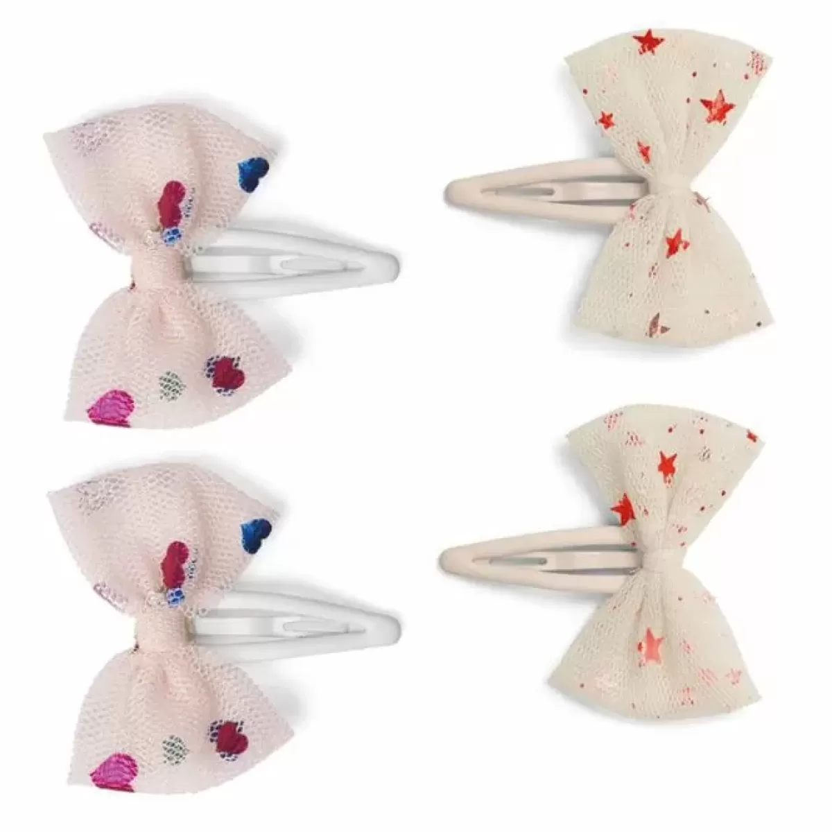 Haaraccessoires-Konges Slojd Haarclipjes Bowie Heart Of Gold/Etoile