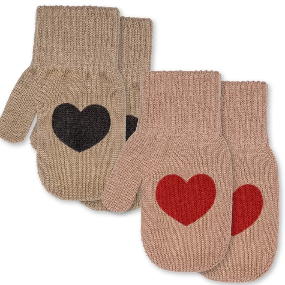 Winteraccessoires-Konges Slojd Kerst Handschoenen Hearts