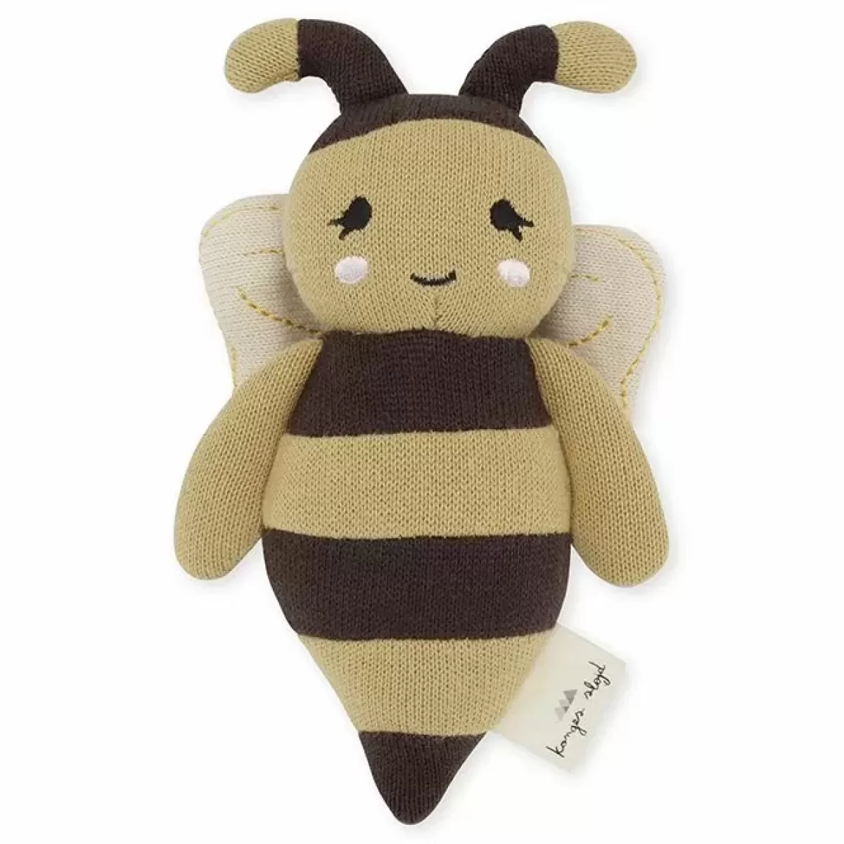 Knuffels-Konges Slojd Mini Knuffel Bee Brown