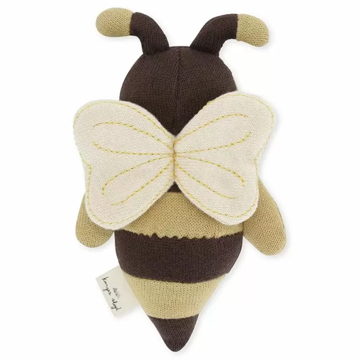 Knuffels-Konges Slojd Mini Knuffel Bee Brown