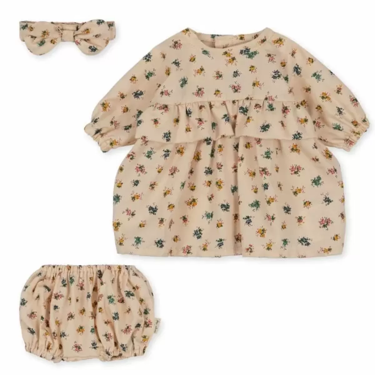 Poppen & Accessoires-Konges Slojd Poppenkleertjes Set Bloomie - Bloemenprint