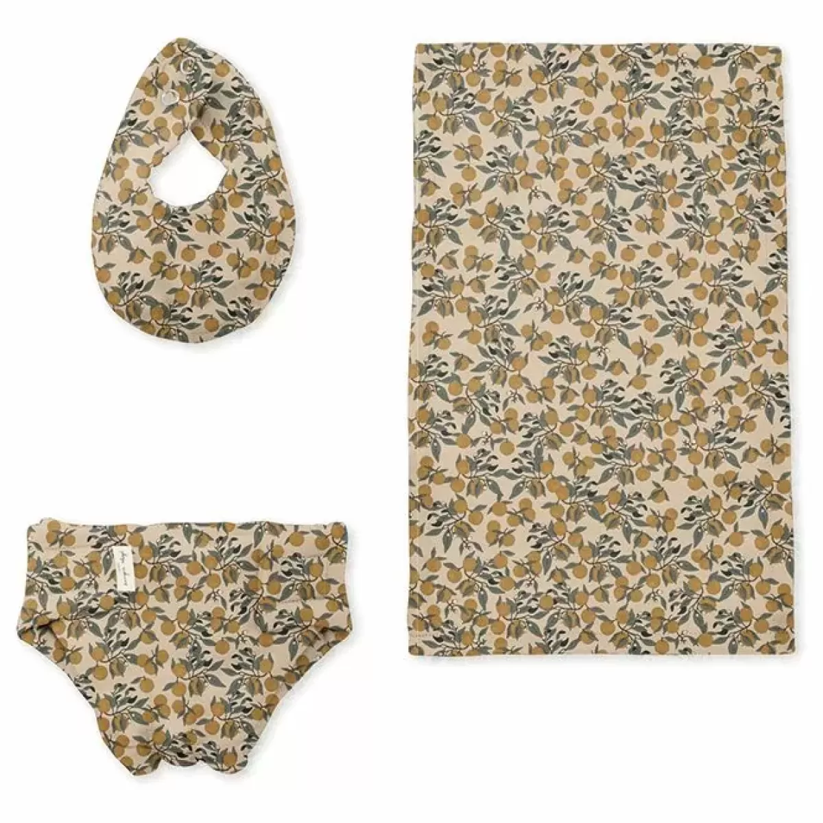 Poppen & Accessoires-Konges Slojd Poppenverzorgingsset Orangerie Beige