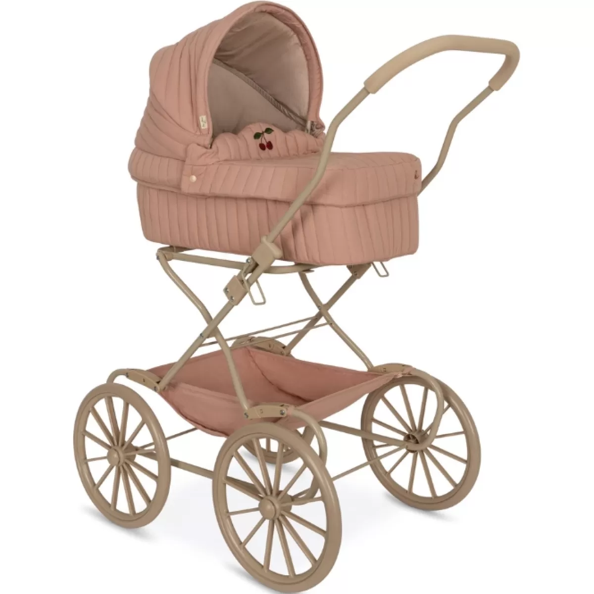 Poppen & Accessoires-Konges Slojd Poppenwagen Mahogany Rose