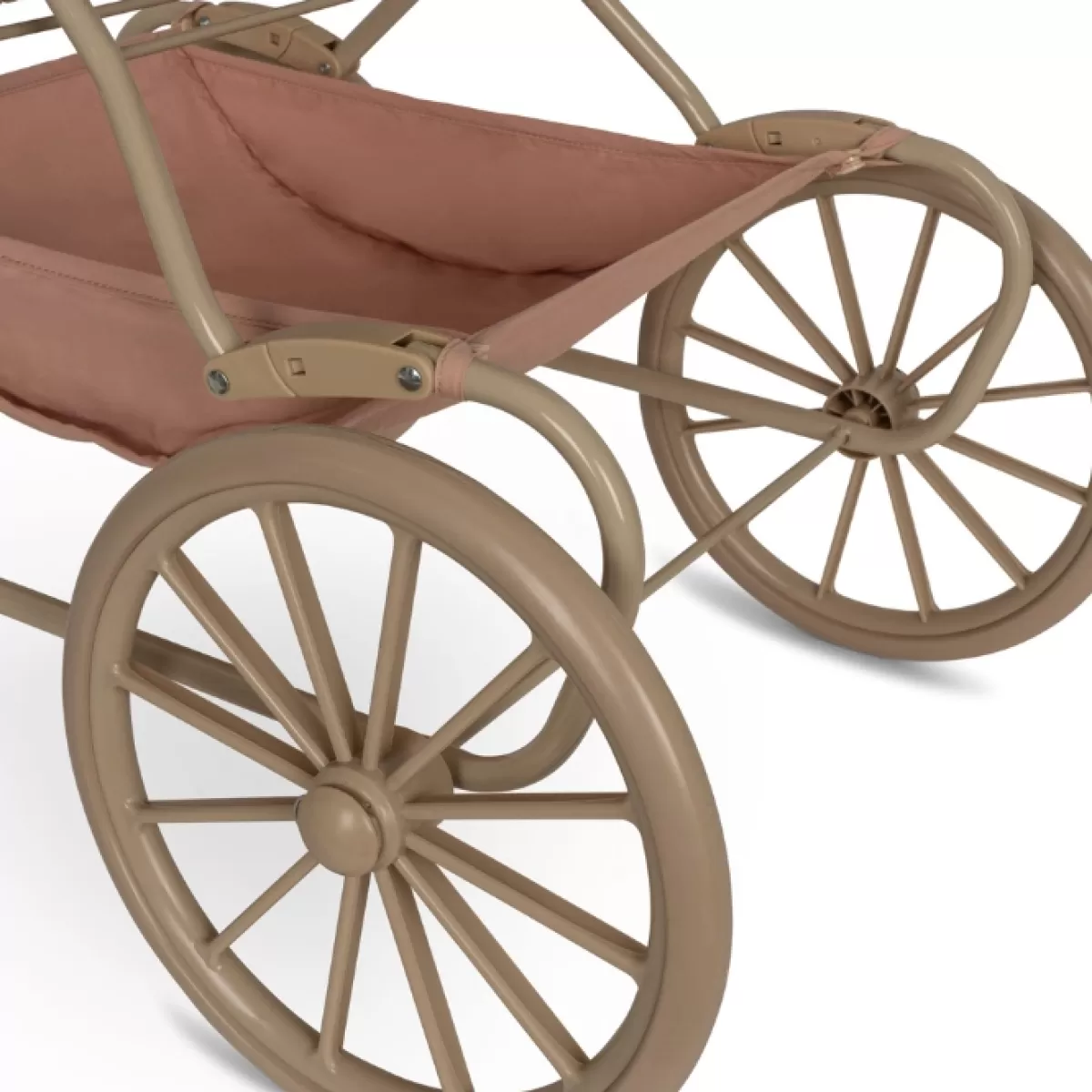 Poppen & Accessoires-Konges Slojd Poppenwagen Mahogany Rose