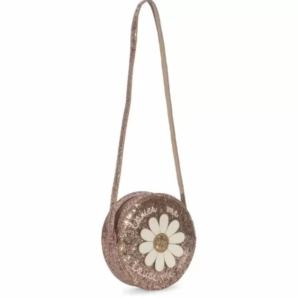 Kindertassen-Konges Slojd Schoudertas Daisy Cameo Rose Glitter