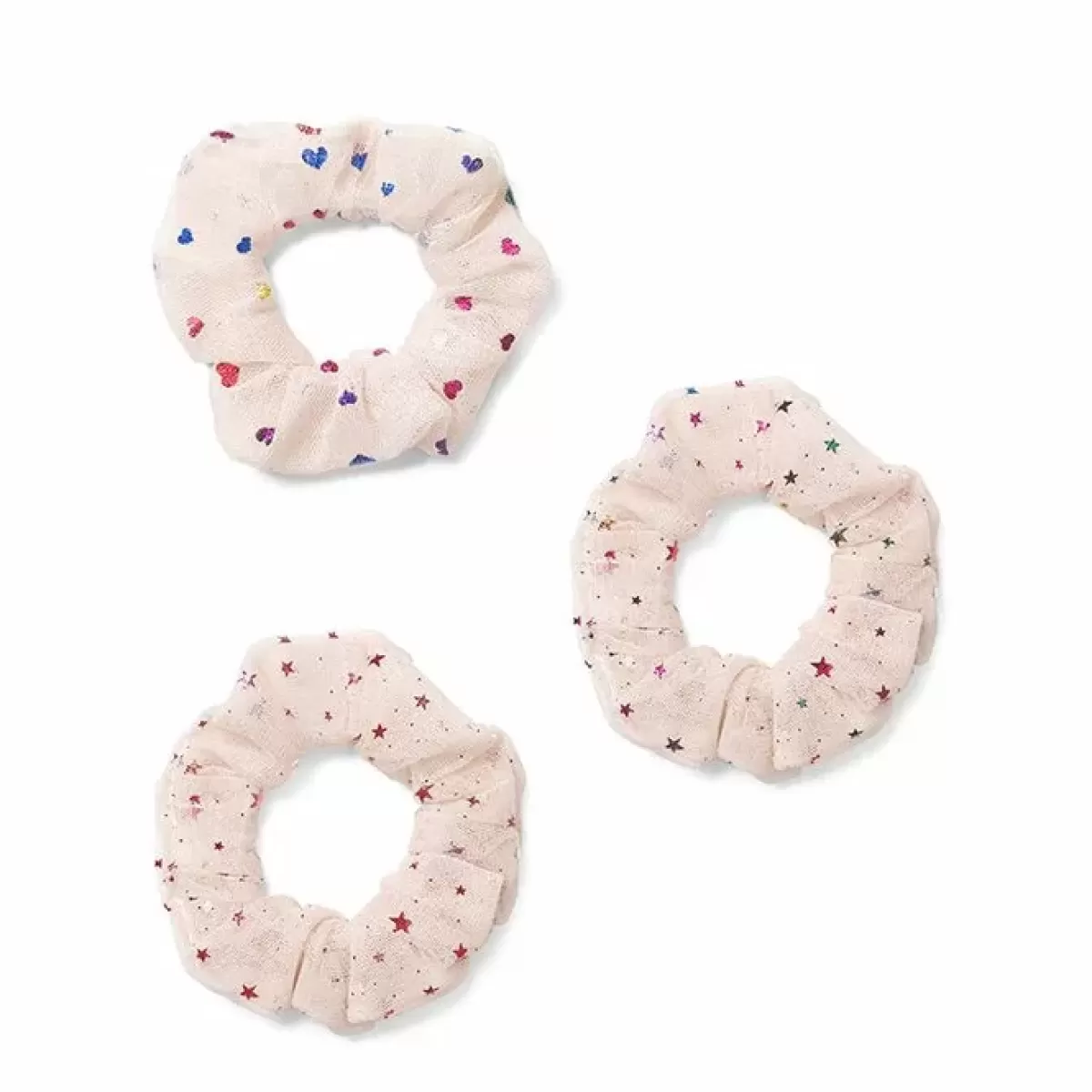 Haaraccessoires-Konges Slojd Scrunchies Tule Multi (3St)