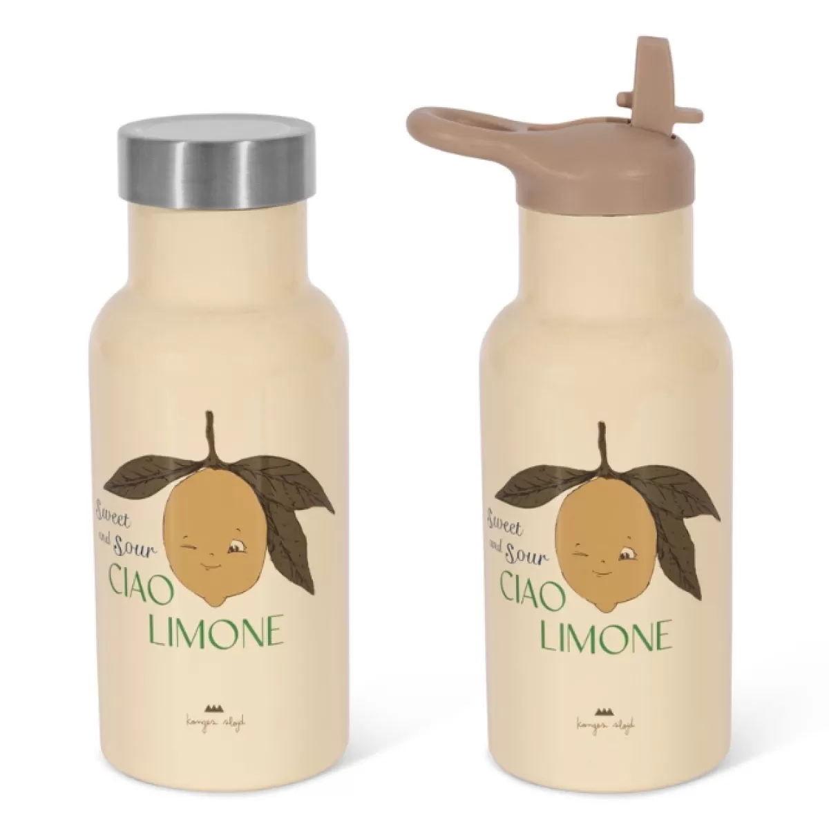 Drinkflessen-Konges Slojd Thermosfles Lemon Squeeze Me - Citroen Thermos