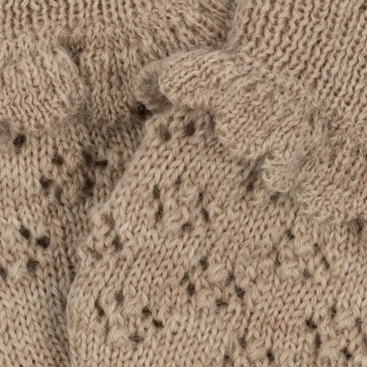 Winteraccessoires-Konges Slojd Wanten Tomama Beige Melange