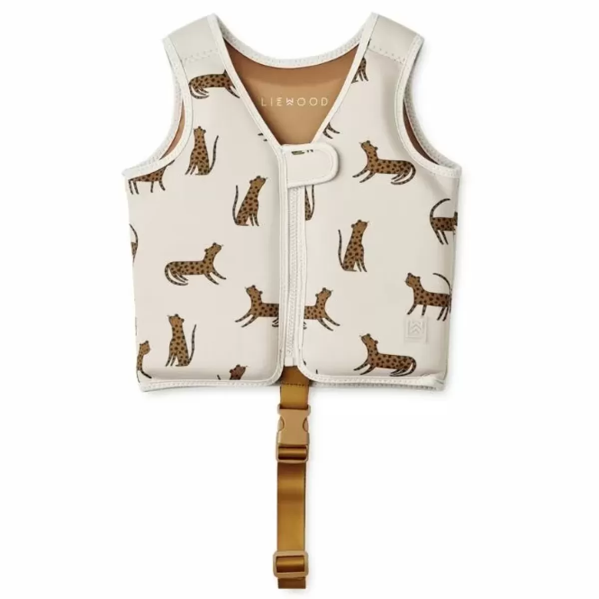 Zwemkleding-Liewood Koop Zwemvest Dove Leopard/Sandy - Schattig En Veilig!