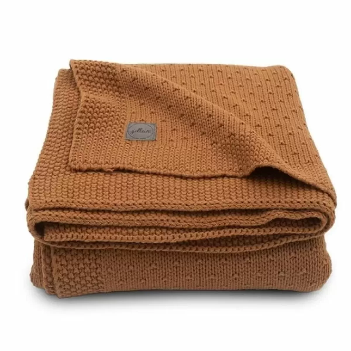 Dekentjes-Jollein Ledikantdeken Bliss Knit Caramel