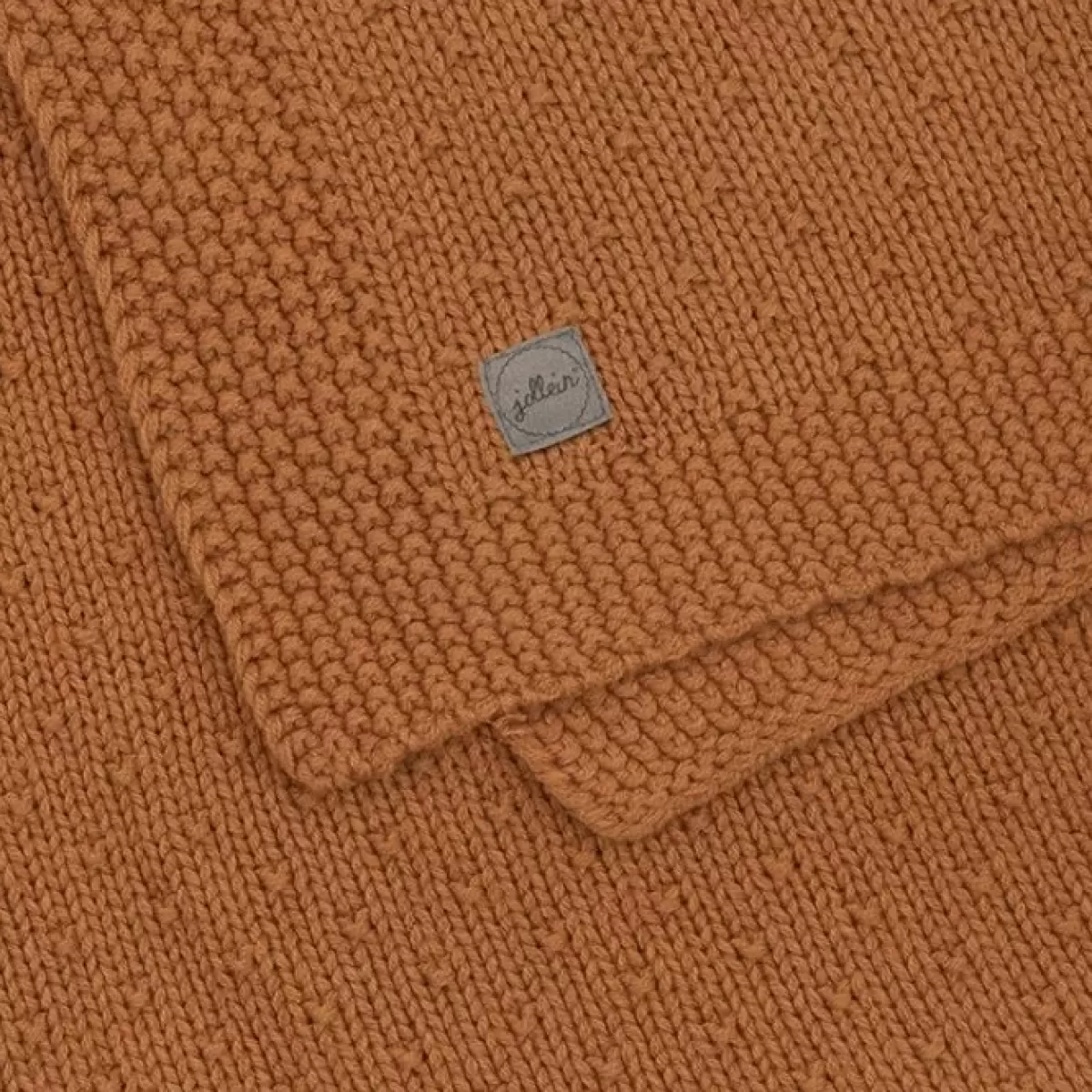 Dekentjes-Jollein Ledikantdeken Bliss Knit Caramel