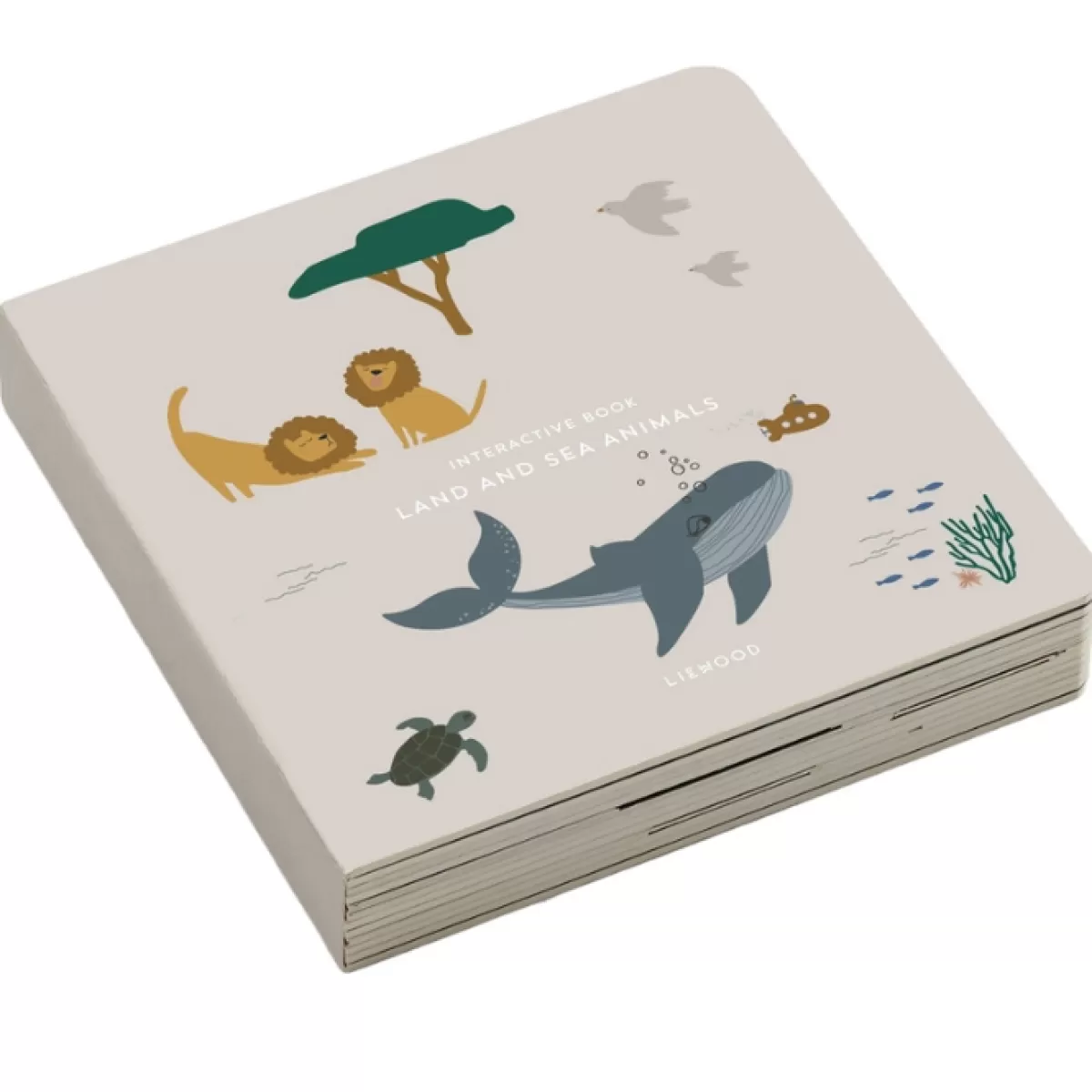 Voorleesboeken-Liewood Interactief Boek Maitland Sea Creature/All Together