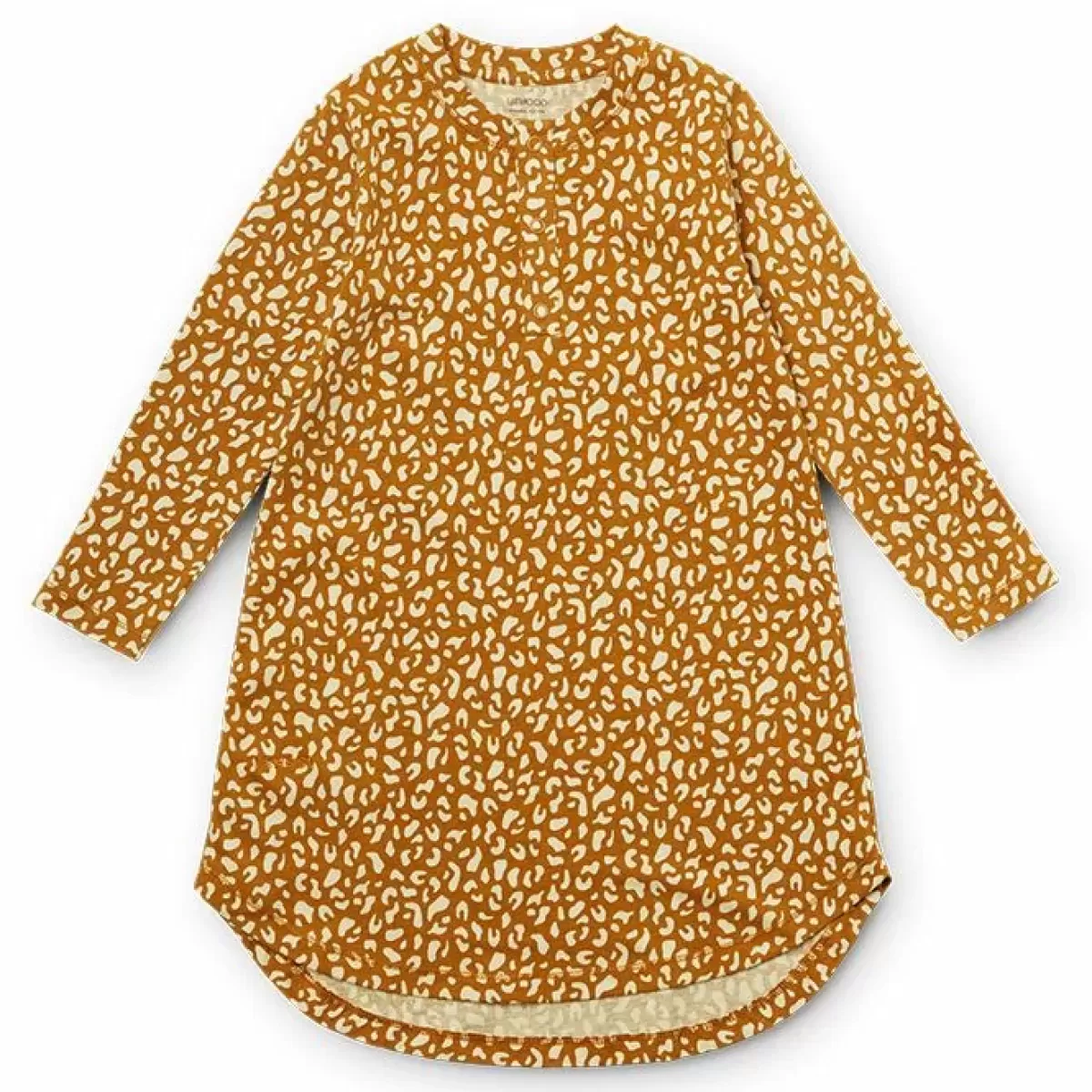 Pyjama'S & Ondergoed-Liewood Nachtjapon Alva Mini Leo/Golden Caramel