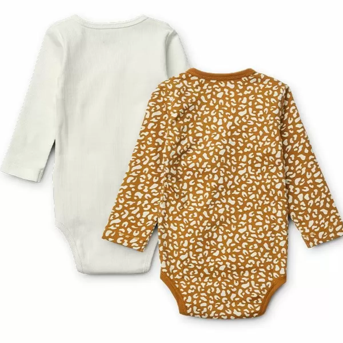 Rompers & Boxpakjes-Liewood Overslagrompers Hali Mini Leo/Caramel