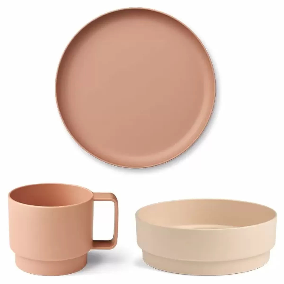 Kinderservies Sets-Liewood Serviesset Walt Rose Mix