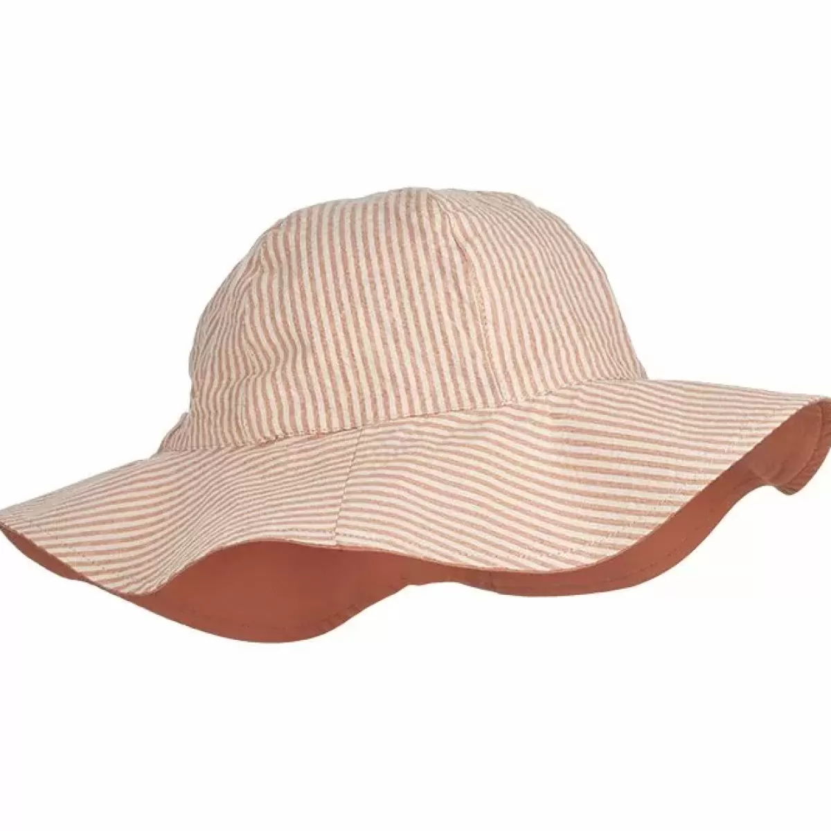 Zomer Musthaves-Liewood Zonnehoedje Amelia Reversible Stripe Rose/Sandy