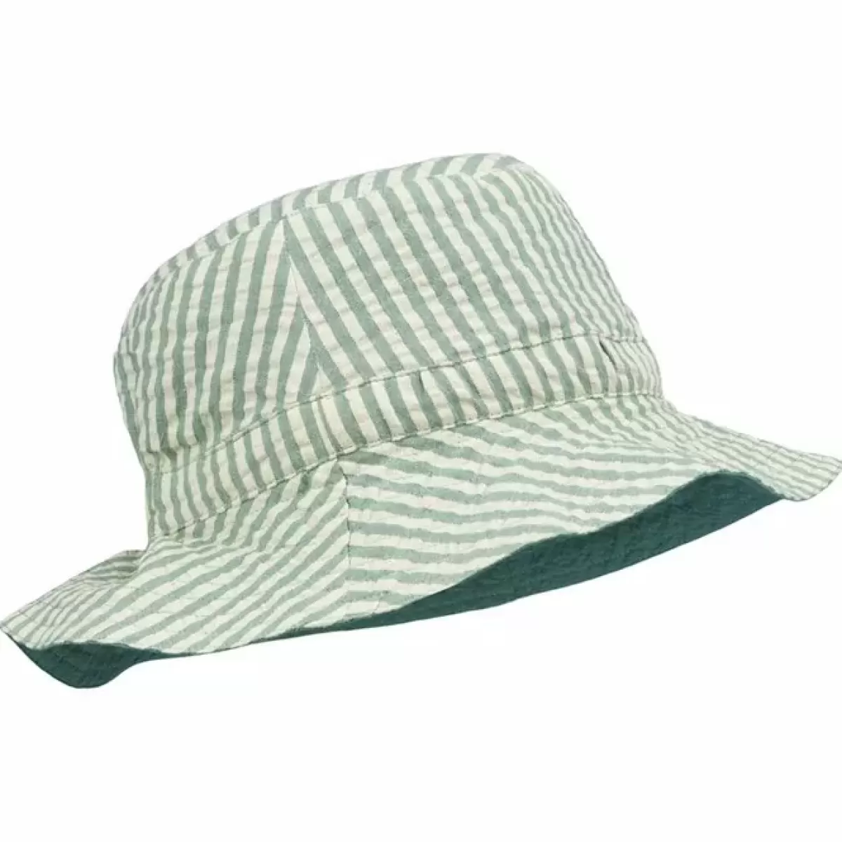 Petten & Zonnehoedjes-Liewood Zonnehoedje Sander Stripe Peppermint/Sandy