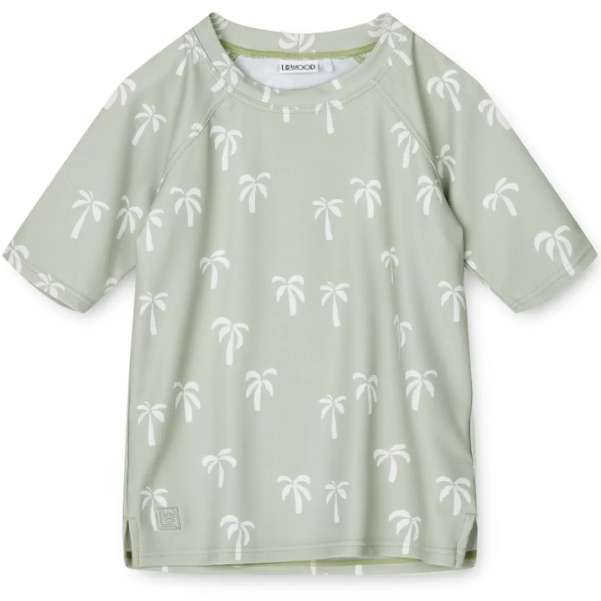 Zomer Musthaves-Liewood Zwemshirt Korte Mouw Noah Miami Dusty Mint