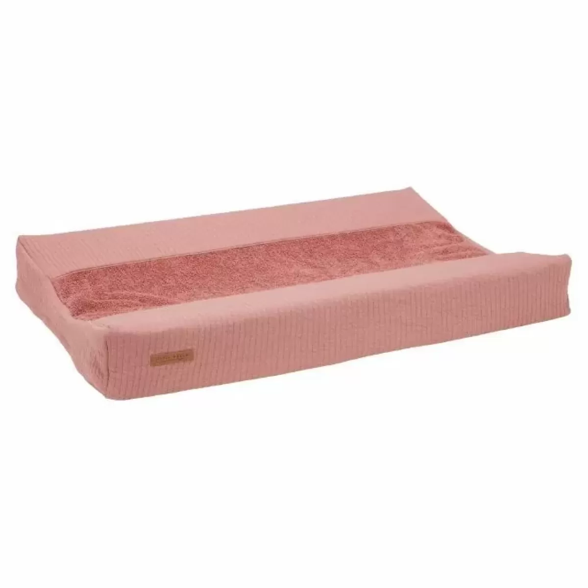 Hoeslakens-Little Dutch Aankleedkussenhoes Pure Pink Blush