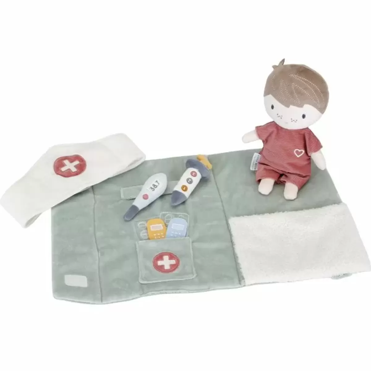 Poppen & Accessoires-Little Dutch Dokters Pop Set