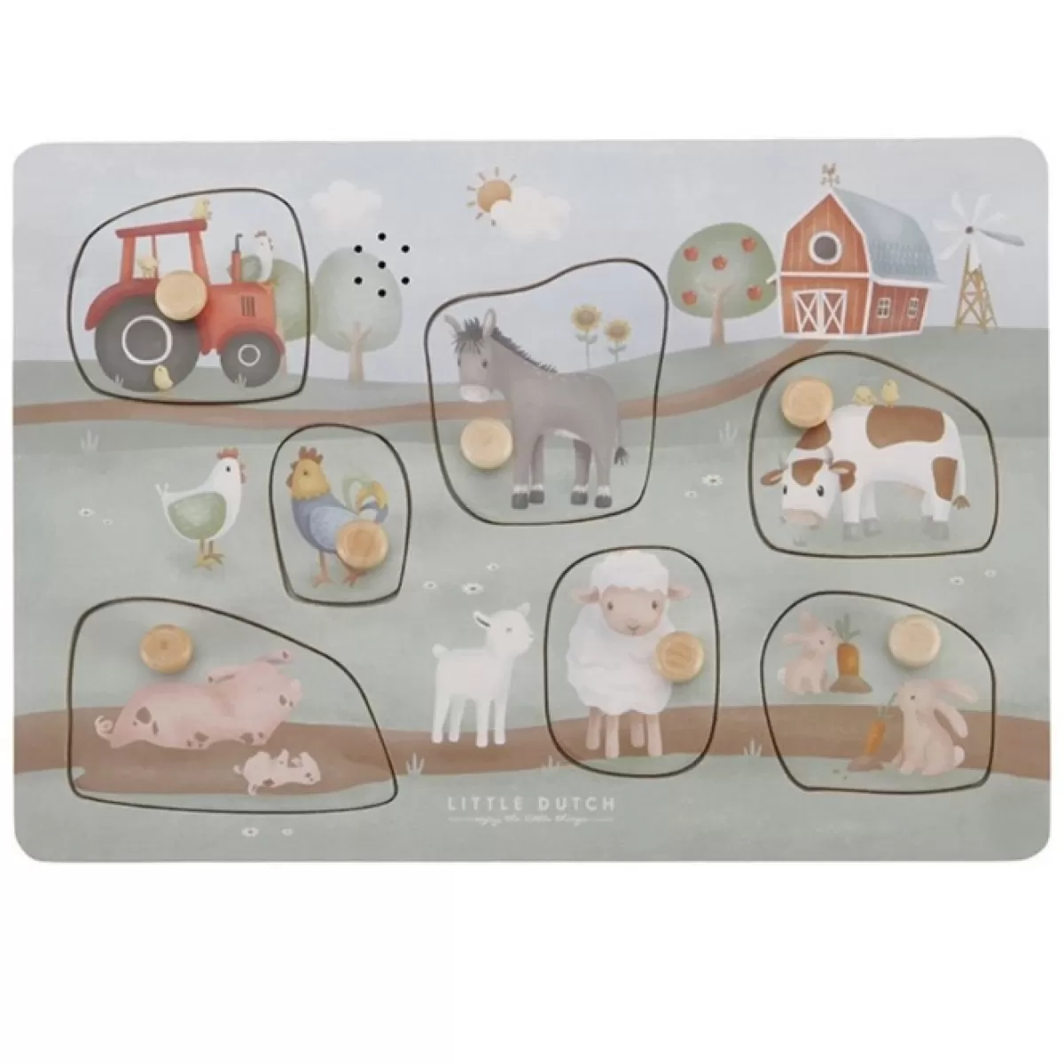 Sinterklaas-Little Dutch Geluiden Puzzel Little Farm