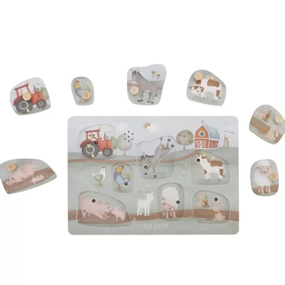 Sinterklaas-Little Dutch Geluiden Puzzel Little Farm