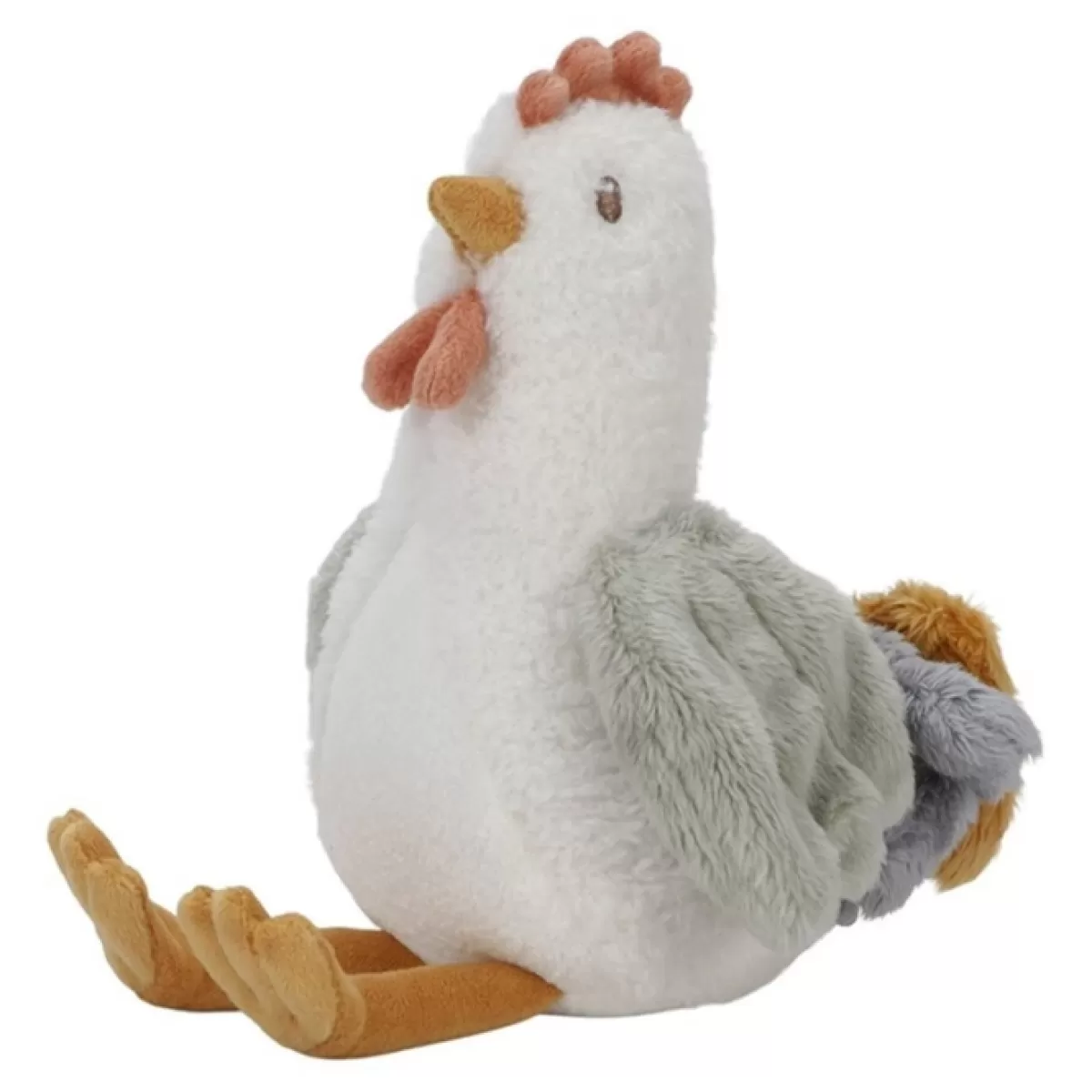 Babyspeelgoed-Little Dutch Knuffel Kip 17Cm Little Farm