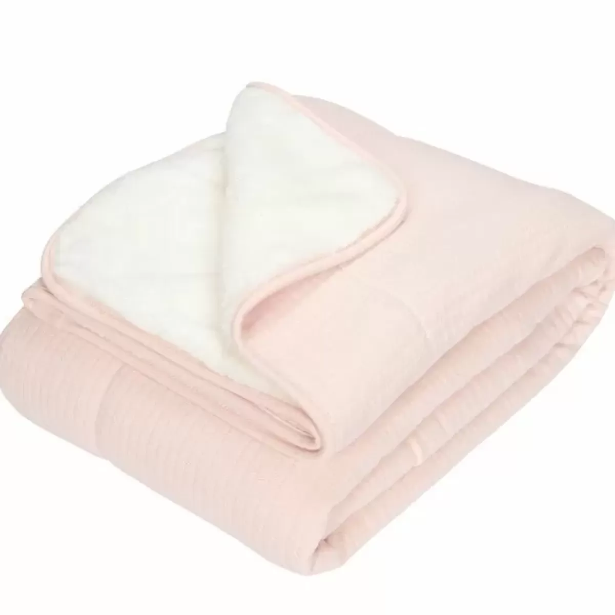 Dekentjes-Little Dutch Ledikantdeken Pure Soft Pink