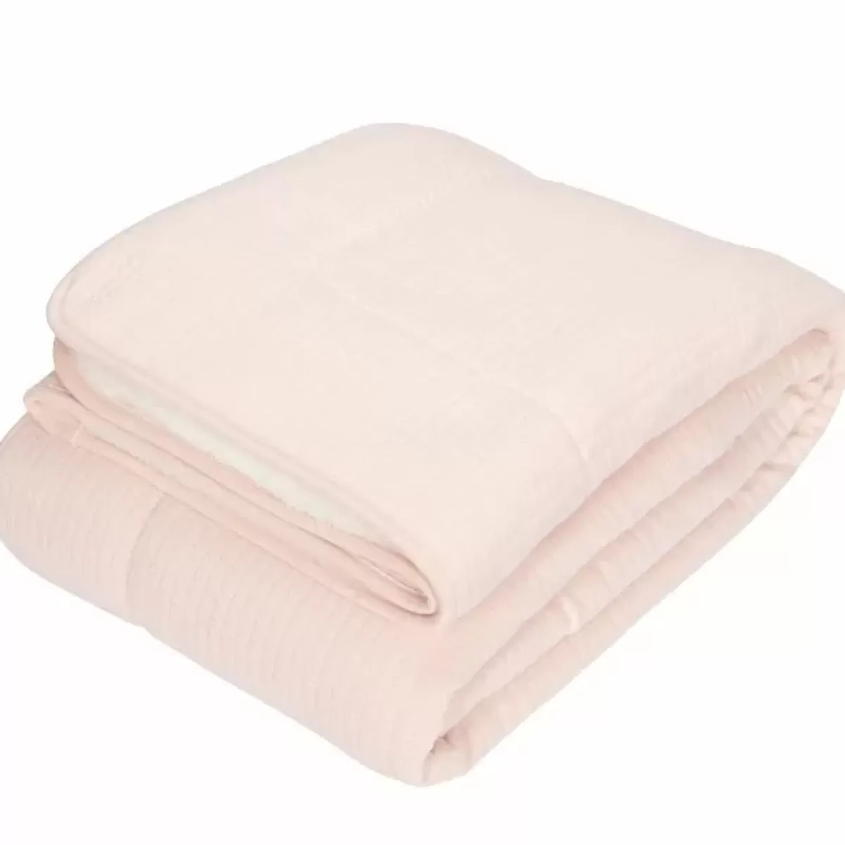 Dekentjes-Little Dutch Ledikantdeken Pure Soft Pink