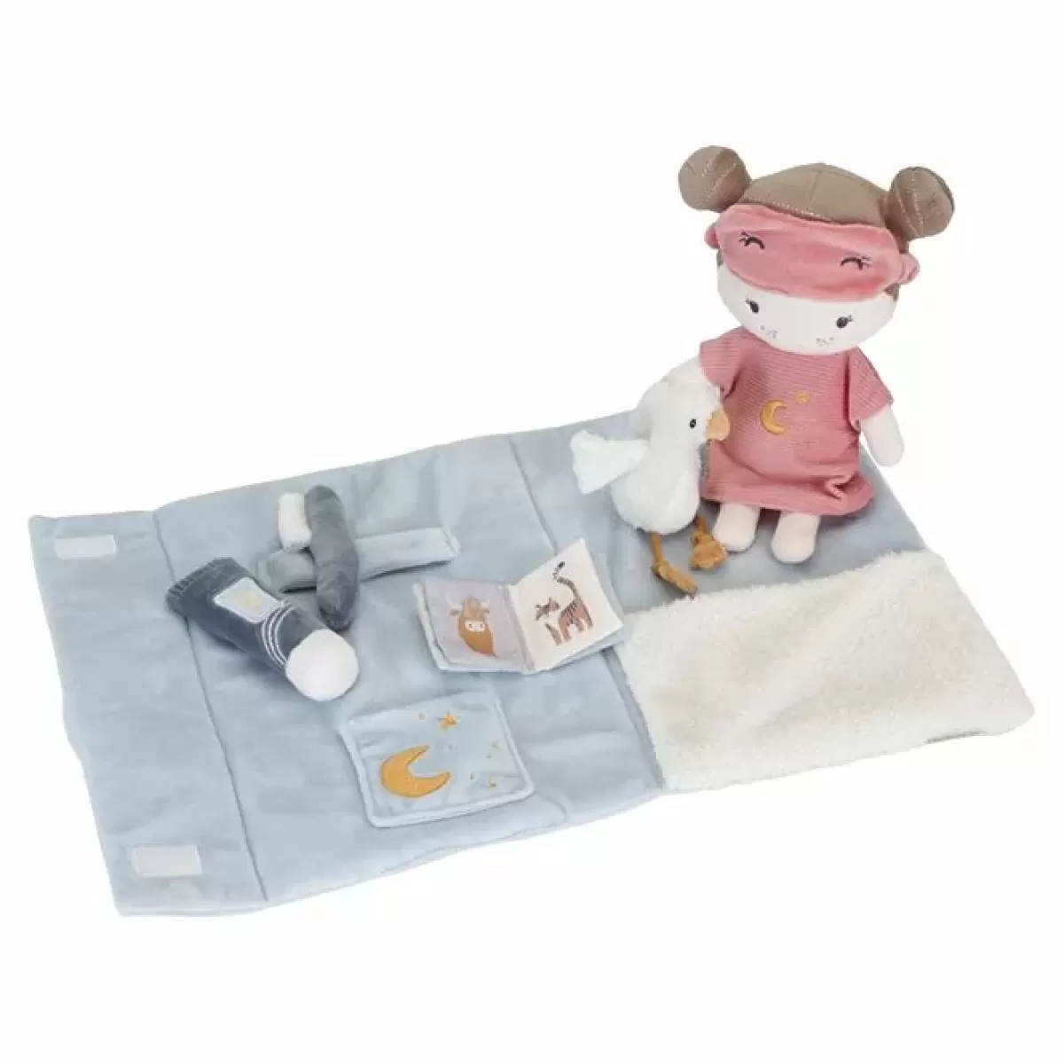 Poppen & Accessoires-Little Dutch Logeer Pop Set