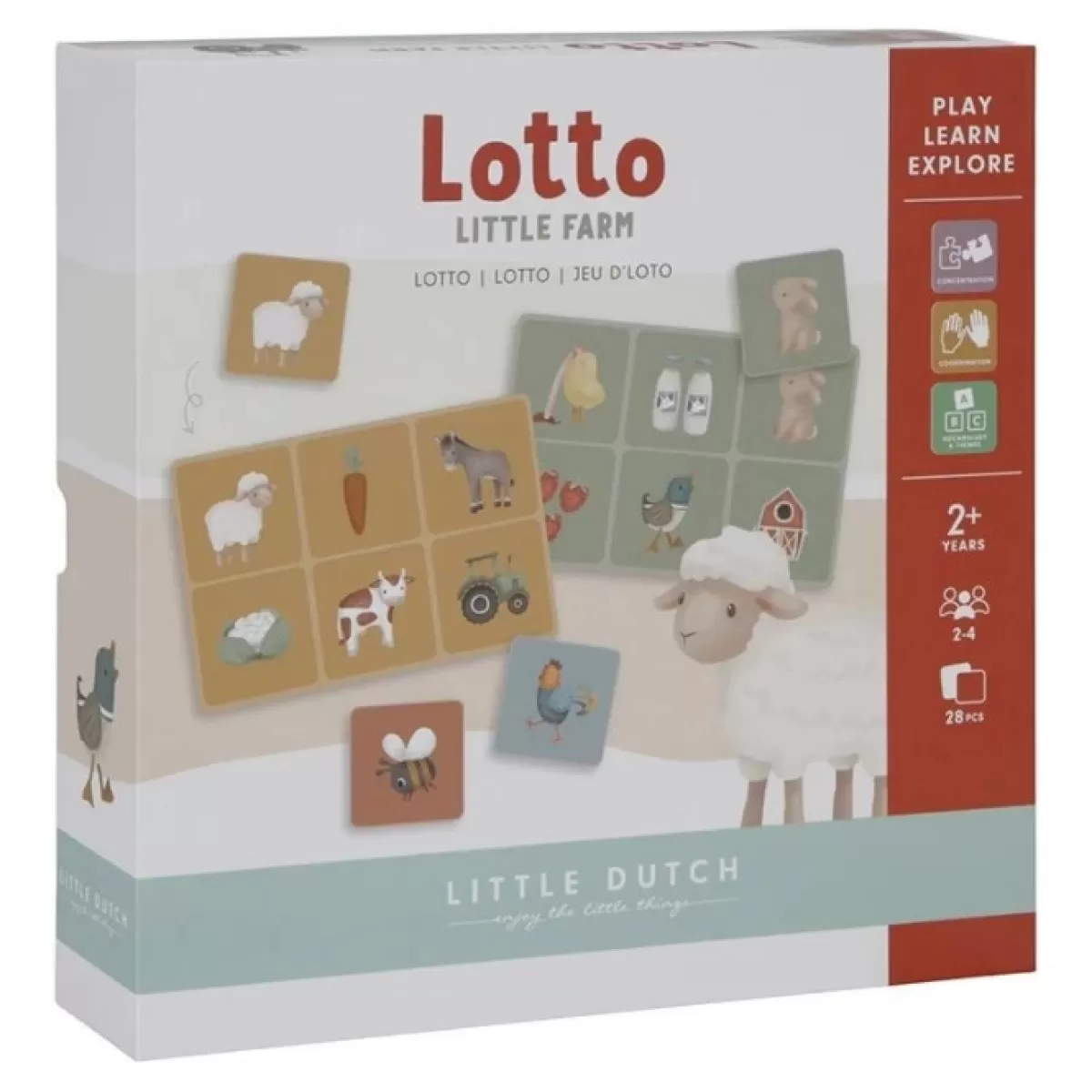 Spelletjes-Little Dutch Lotto Little Farm