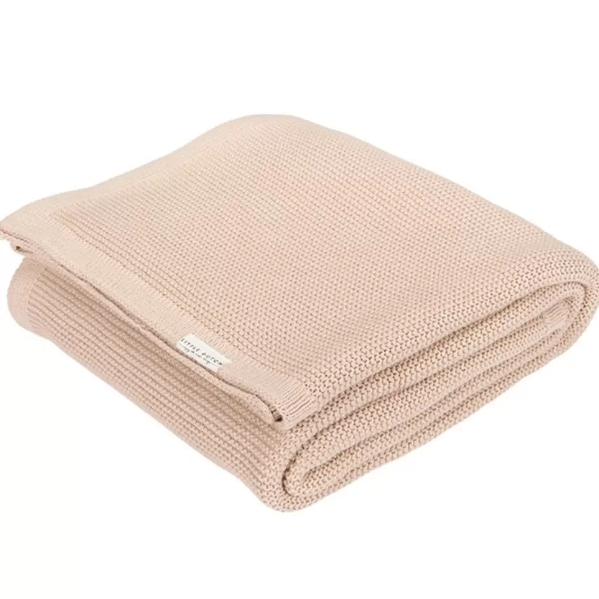 Dekentjes-Little Dutch Wiegdeken Gebreid Beige