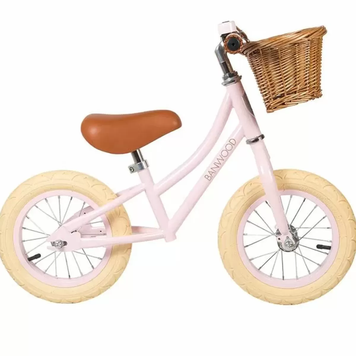 Buitenspeelgoed-Banwood Loopfiets First Go Roze