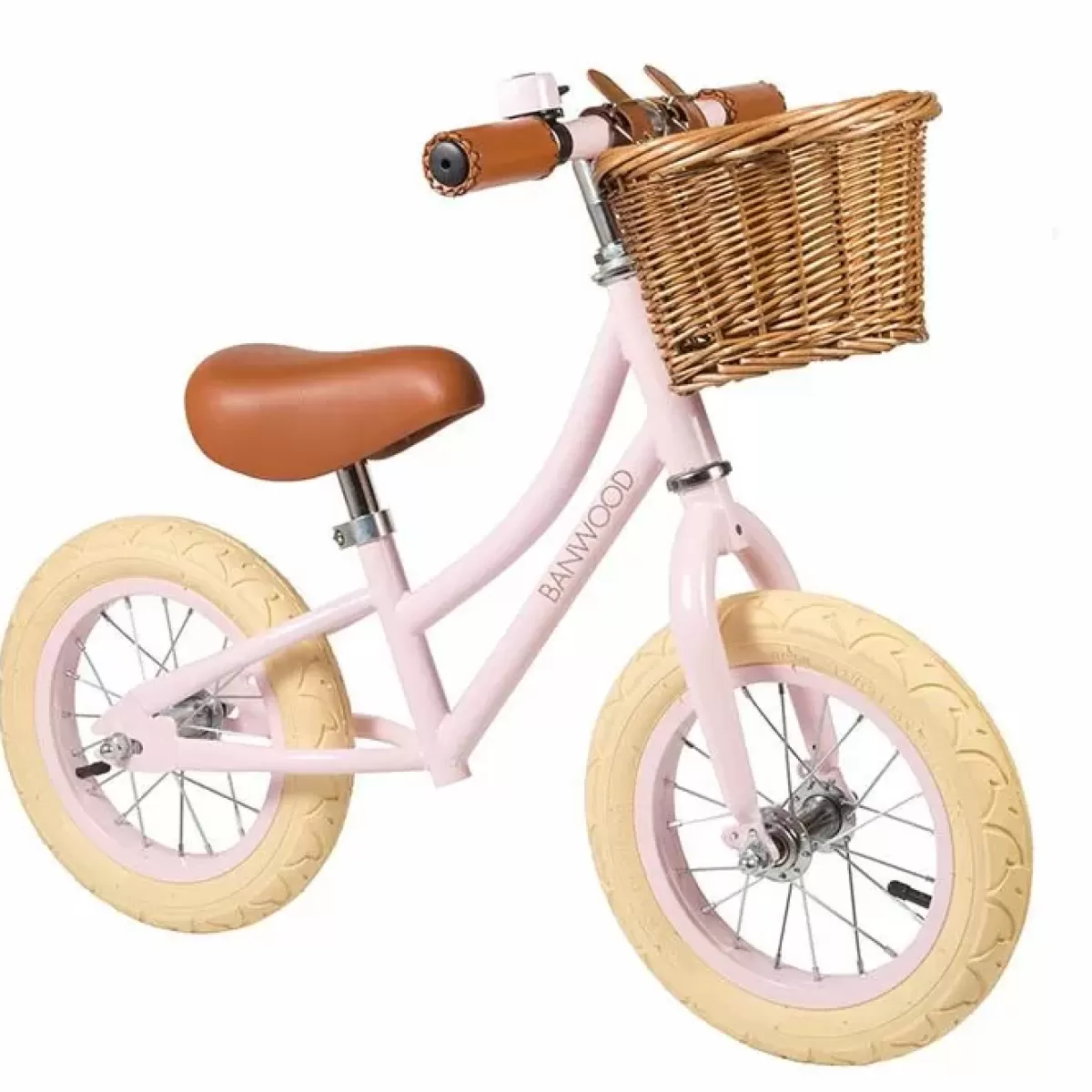 Buitenspeelgoed-Banwood Loopfiets First Go Roze