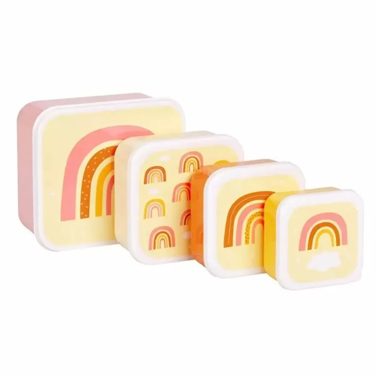 Bakjes & Kommetjes-A Little Lovely Company Lunchbox & Snackbox Rainbow