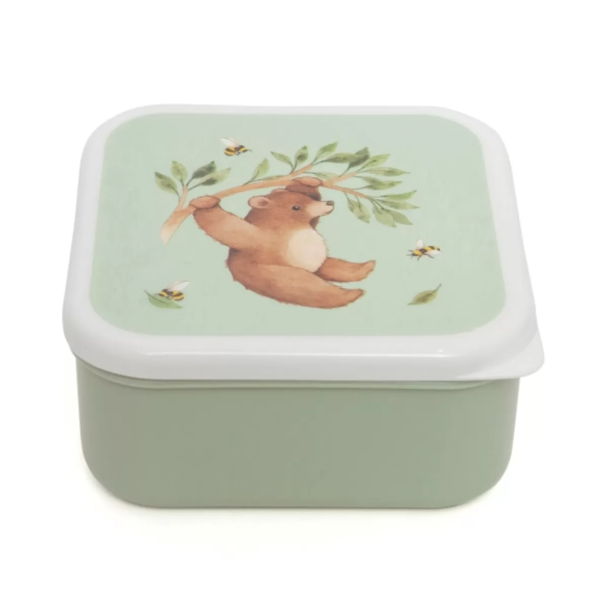 Bakjes & Kommetjes-Petit Monkey Lunchboxen Bear & Friends (3St)