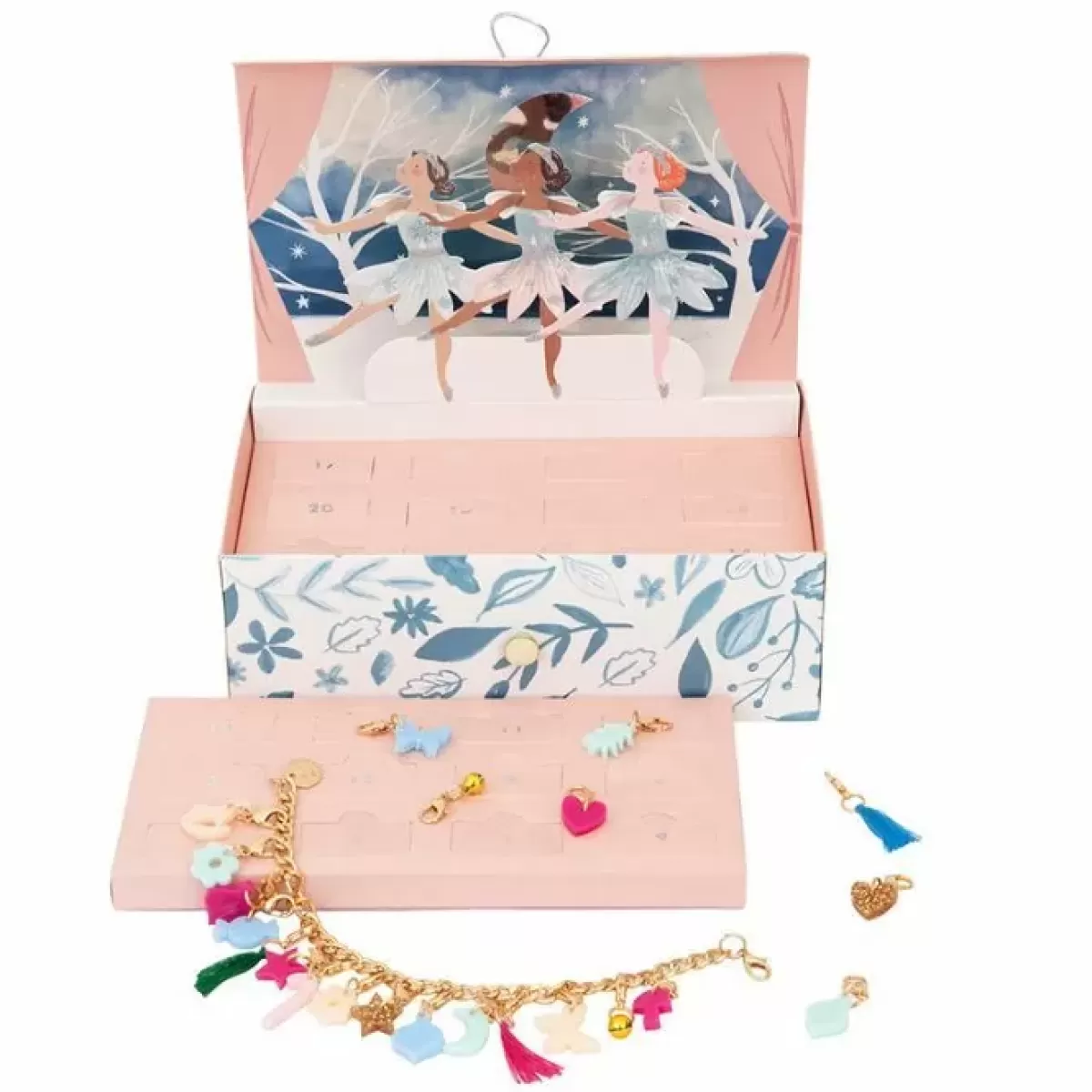 Kindersieraden-Meri Meri Luxe Adventskalender Winter Ballerina Armbandje