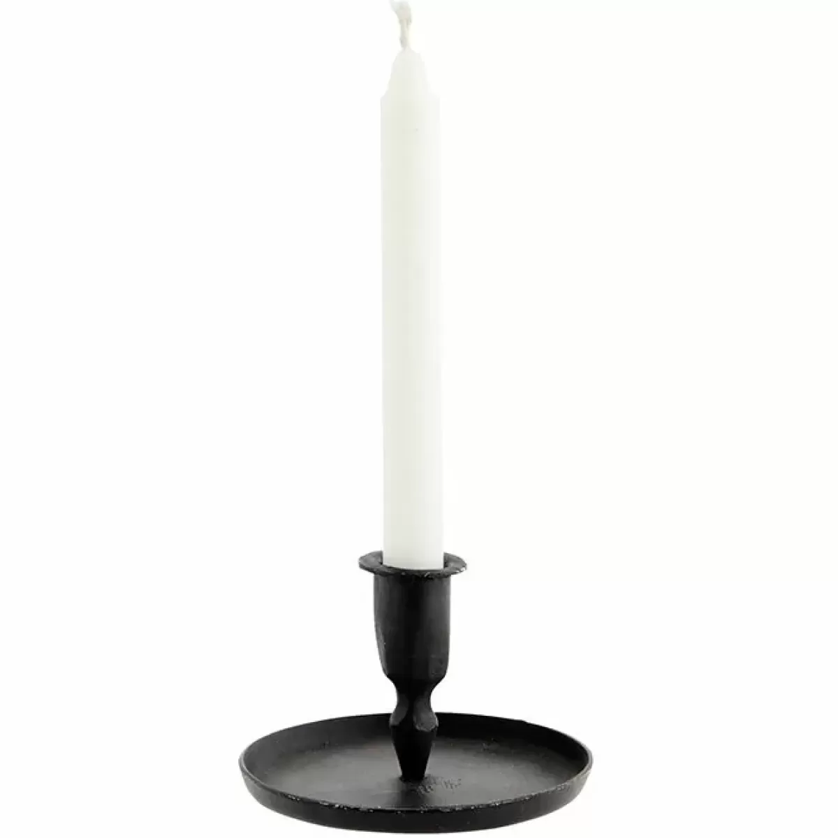 Woondecoratie-Madam Stoltz Kandelaar Iron Black Enkel