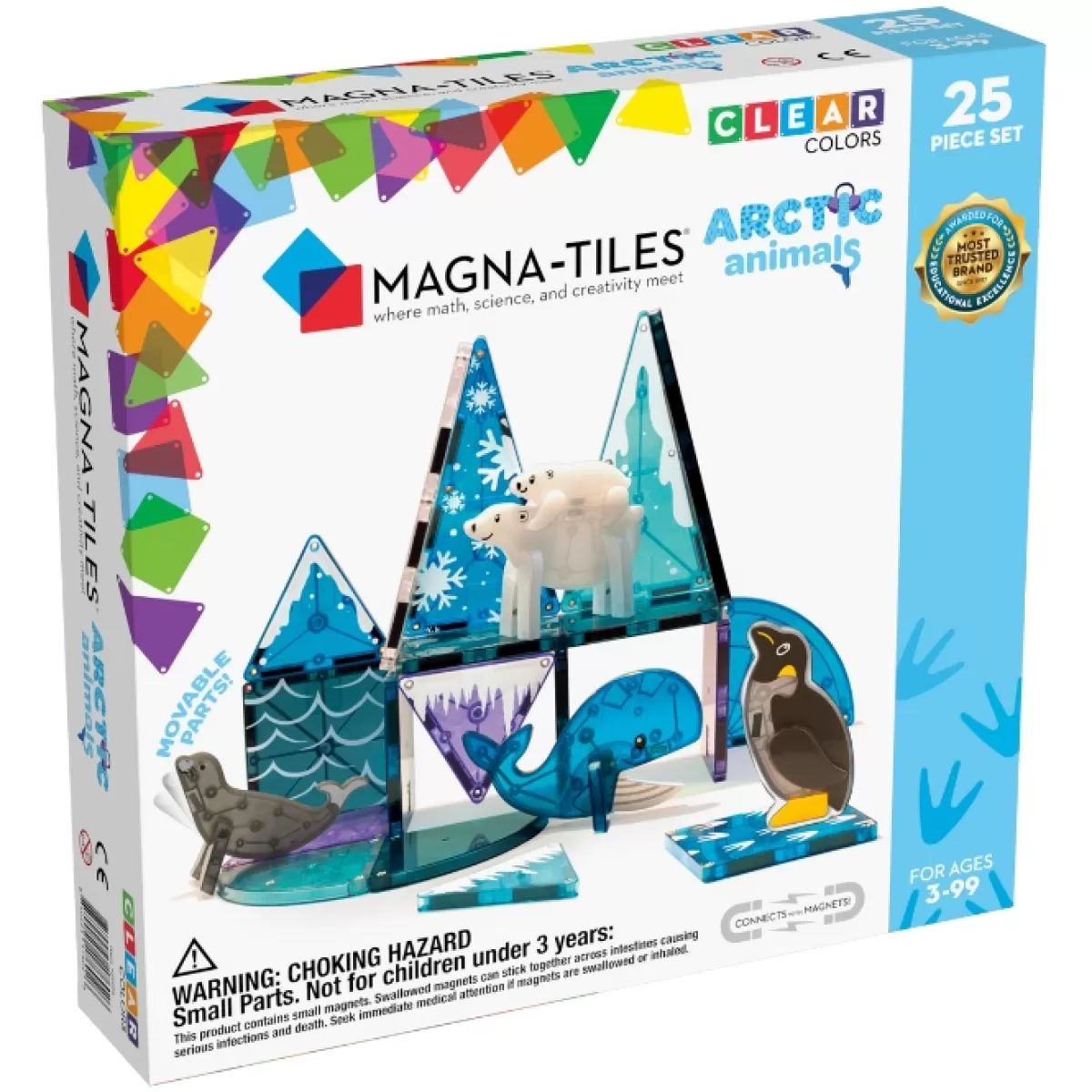 Bouwspeelgoed-Magna-Tiles Magna Tiles Arctic Animals (25St)