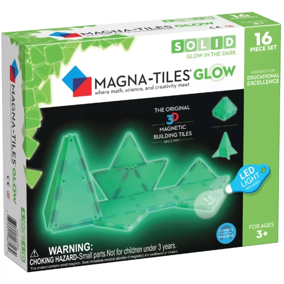 Bouwspeelgoed-Magna-Tiles Magna Tiles Glow (16St)