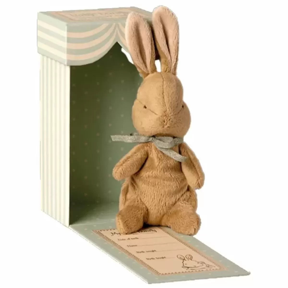 Babyspeelgoed-Maileg Knuffel My First Bunny Light Blue