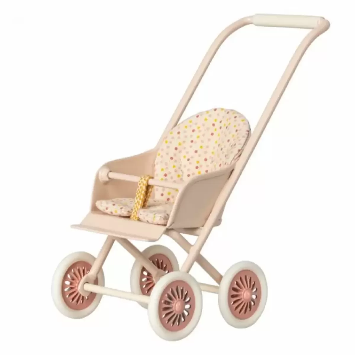 Poppen & Accessoires-Maileg Miniatuur Kinderwagen Powder