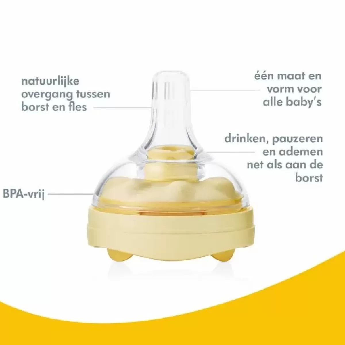 Flesvoeding Musthaves-Medela Flessenspeen Calma