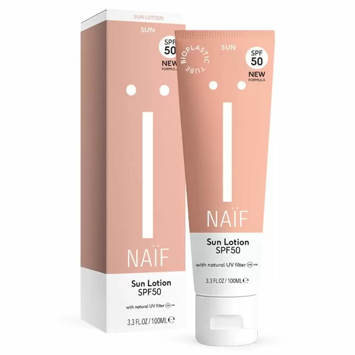 Verzorgingsproducten-Naïf Naif Sun Lotion Spf50 100Ml (Grown Ups)