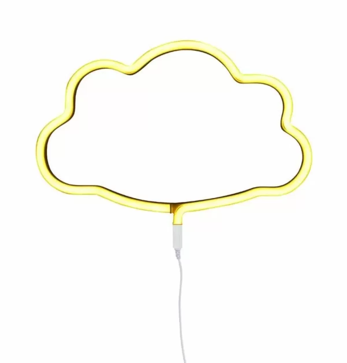 Lampen-A Little Lovely Company Neonlamp Wolk Geel