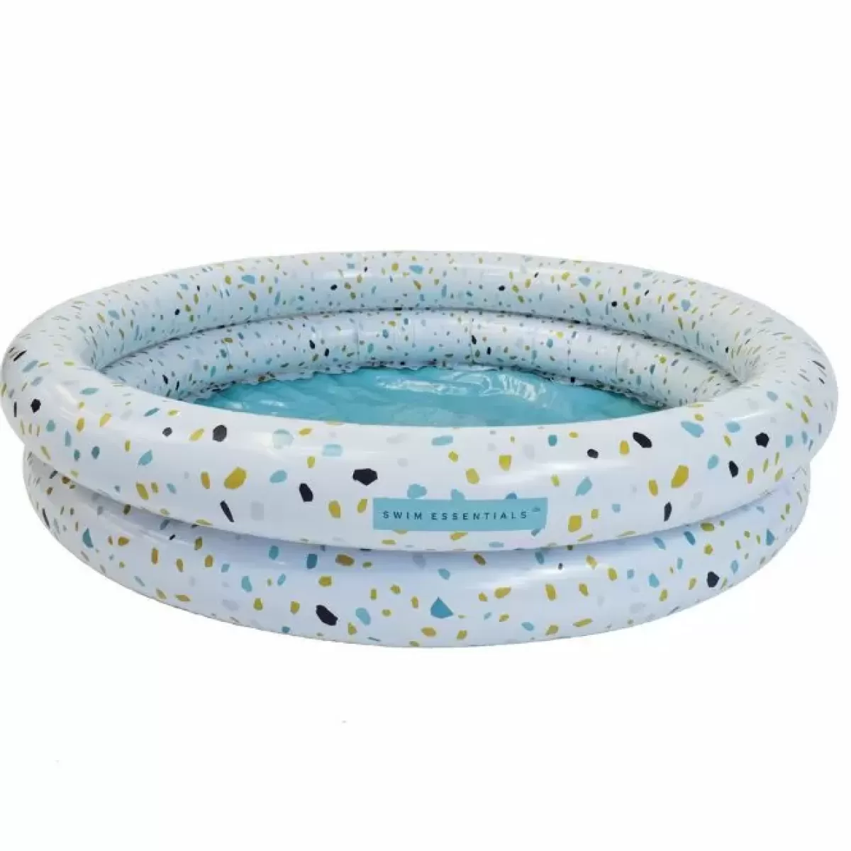 Buitenspeelgoed-Swim Essentials Opblaaszwembad White Terrazzo Mint (100Cm)