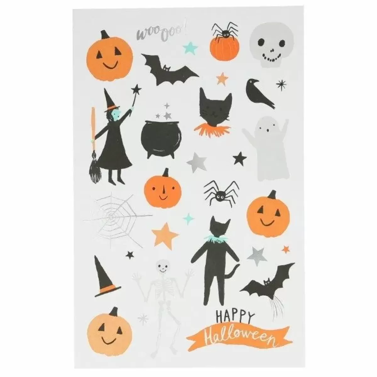 Halloween-Meri Meri Plaktattoos Happy Halloween